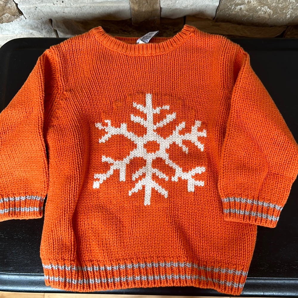Baby Gap Boy’s Snowflake Sweater Size 2
